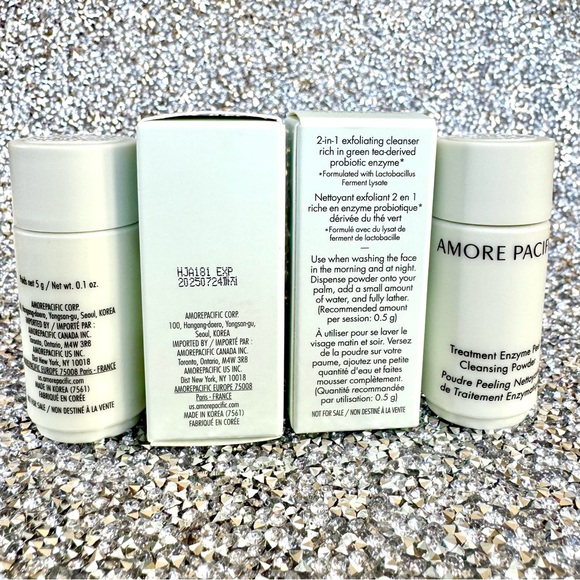 2 Amore Pacific Treatment Enzyme Peel Cleansing Powder Mini Exfoliating Cleanser - Picture 3 of 3